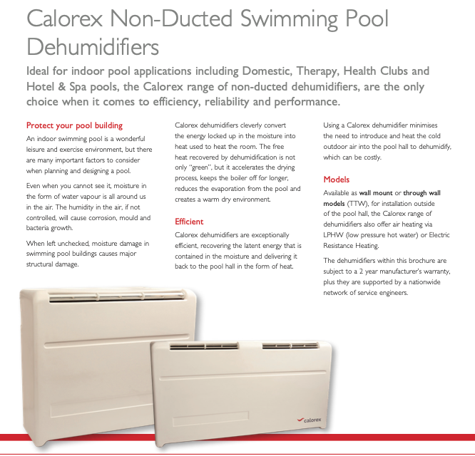 Vaporex Wall Mounted Dehumidifiers (D25)