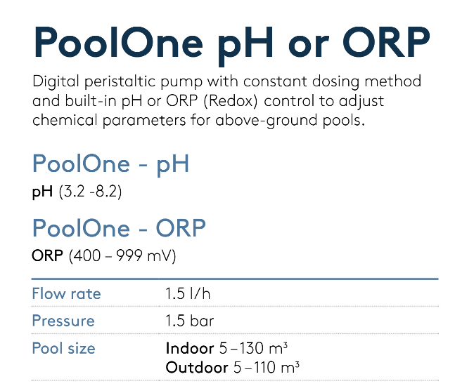 Seko Pool One pH or ORP