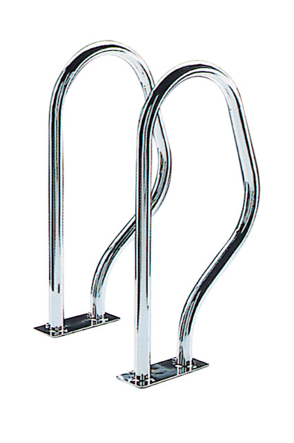 Grab Rail 470 x 800 with rectangular base plate (D26)
