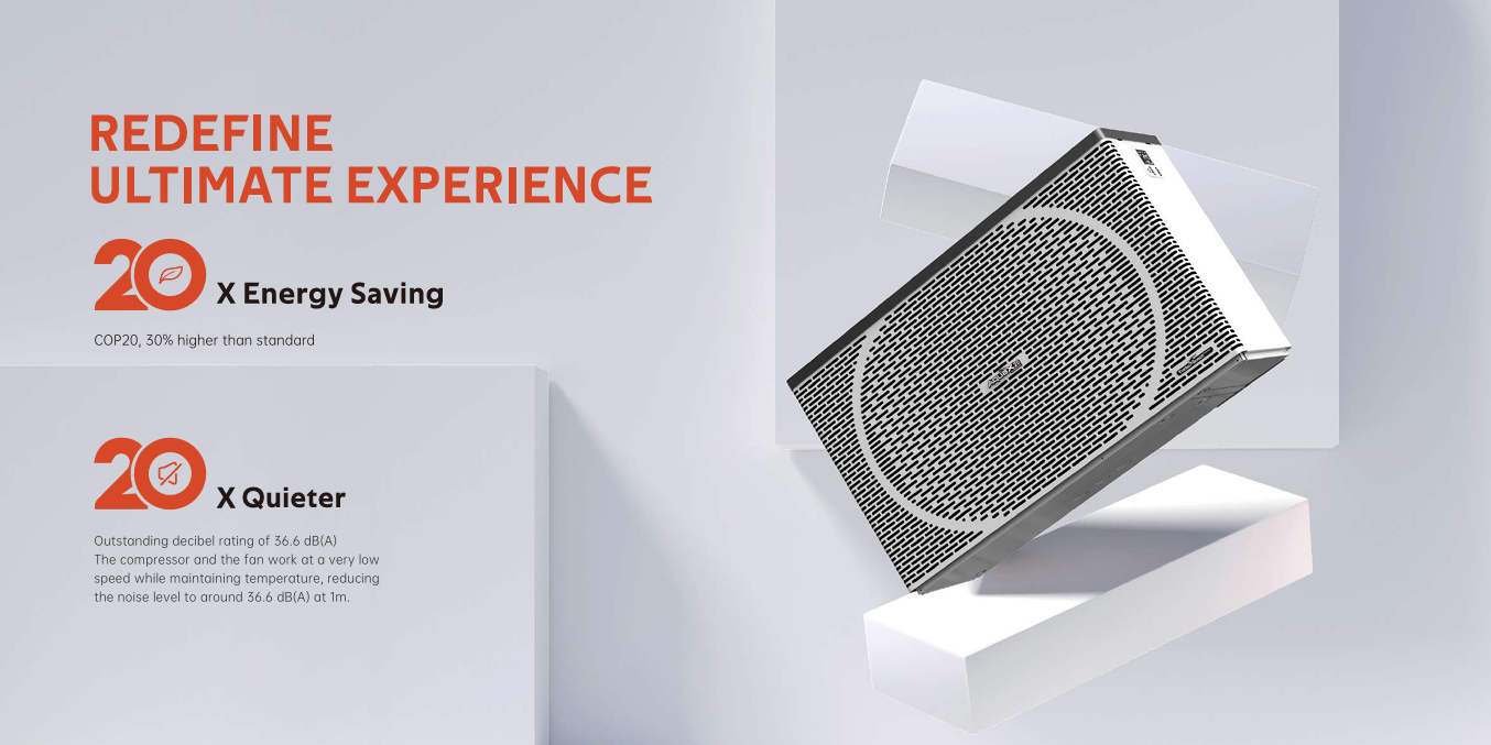 Silver rectangular air purifier with a mesh front grille and minimalist design.