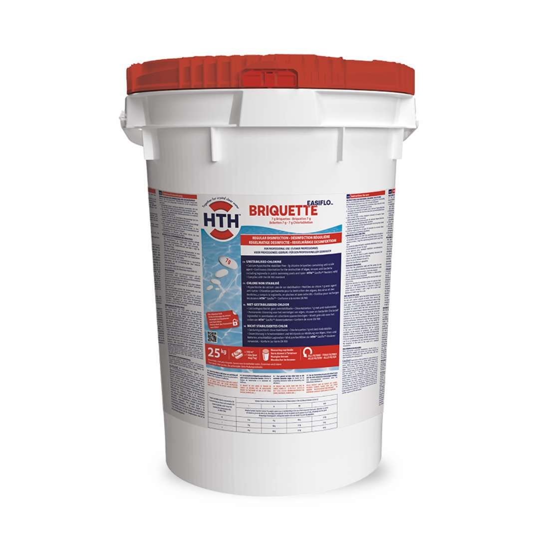 HtH Easiflo Briquettes 25kg – The Swimming Pool Shop