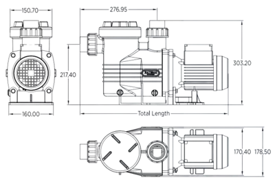 Industrial-grade metal pump assembly with intricate mechanical components and labeled parts.